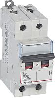 Выключатель автоматический Legrand DX3-E 6000 2п 20А B 10кА картинка